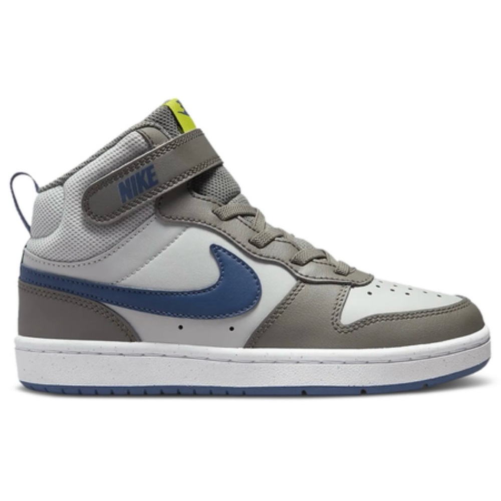 Nike Court Borough Mid 2 PS 'Grey Fog Mystic Navy